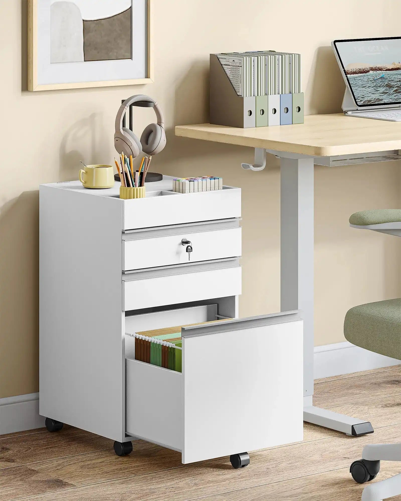 3 Drawer Metal File Cabinet