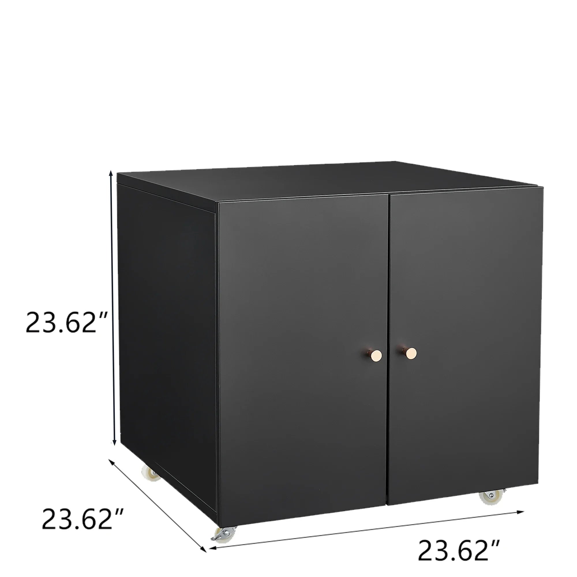 Kleiner Schrank Schwarz Metall