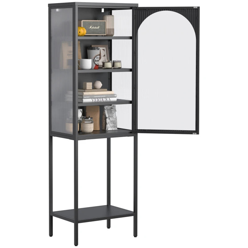 Metall Glas Schrank