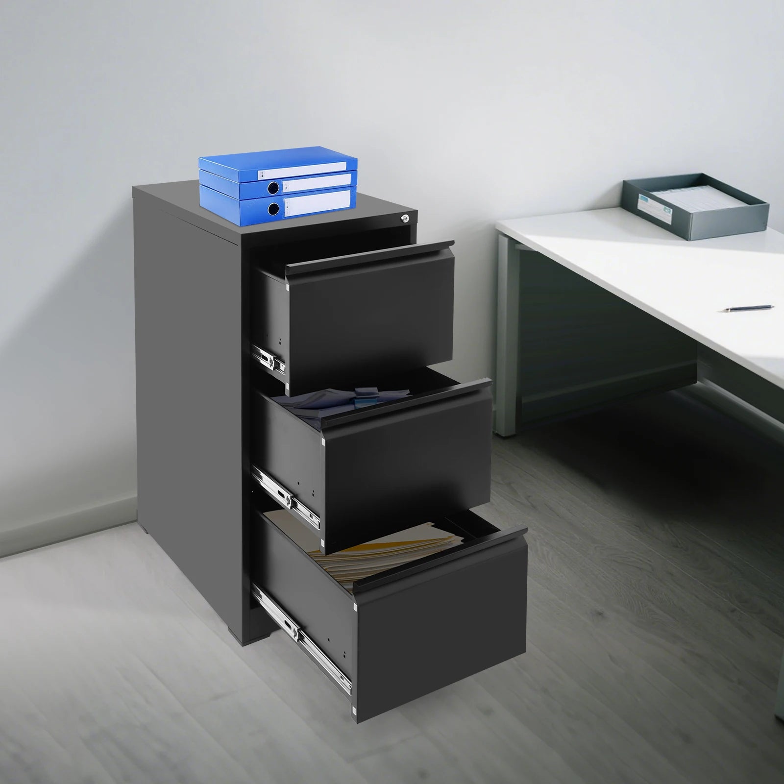 Black Metal Cabinet
