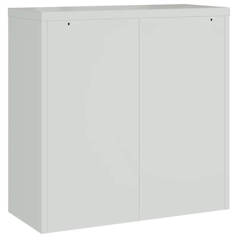 Grauer Metallschrank