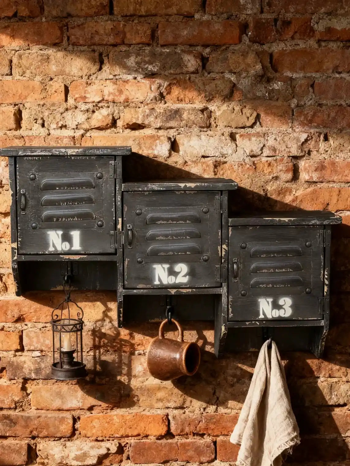 Antique Metal Cabinet