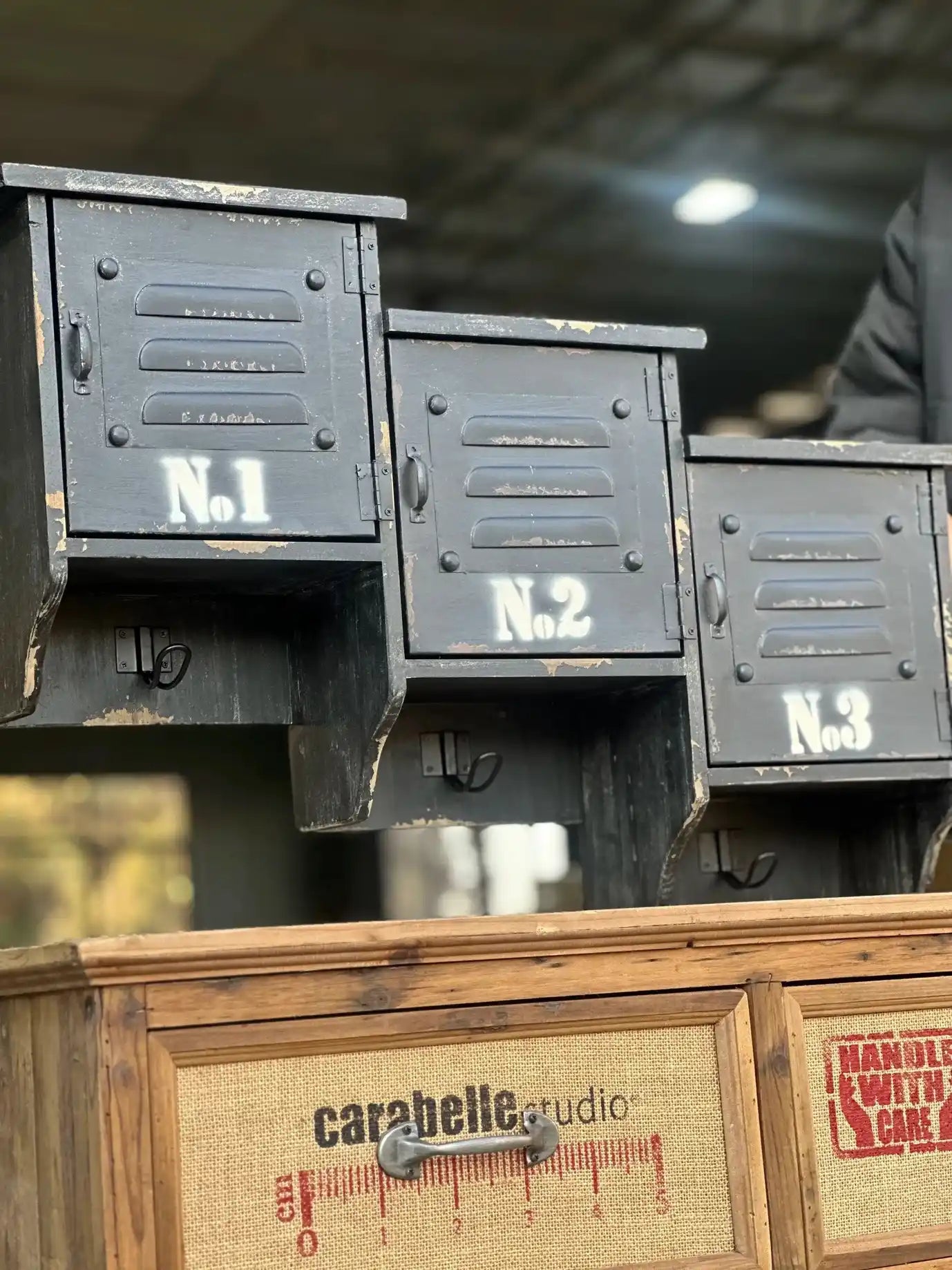 Antique Metal Cabinet