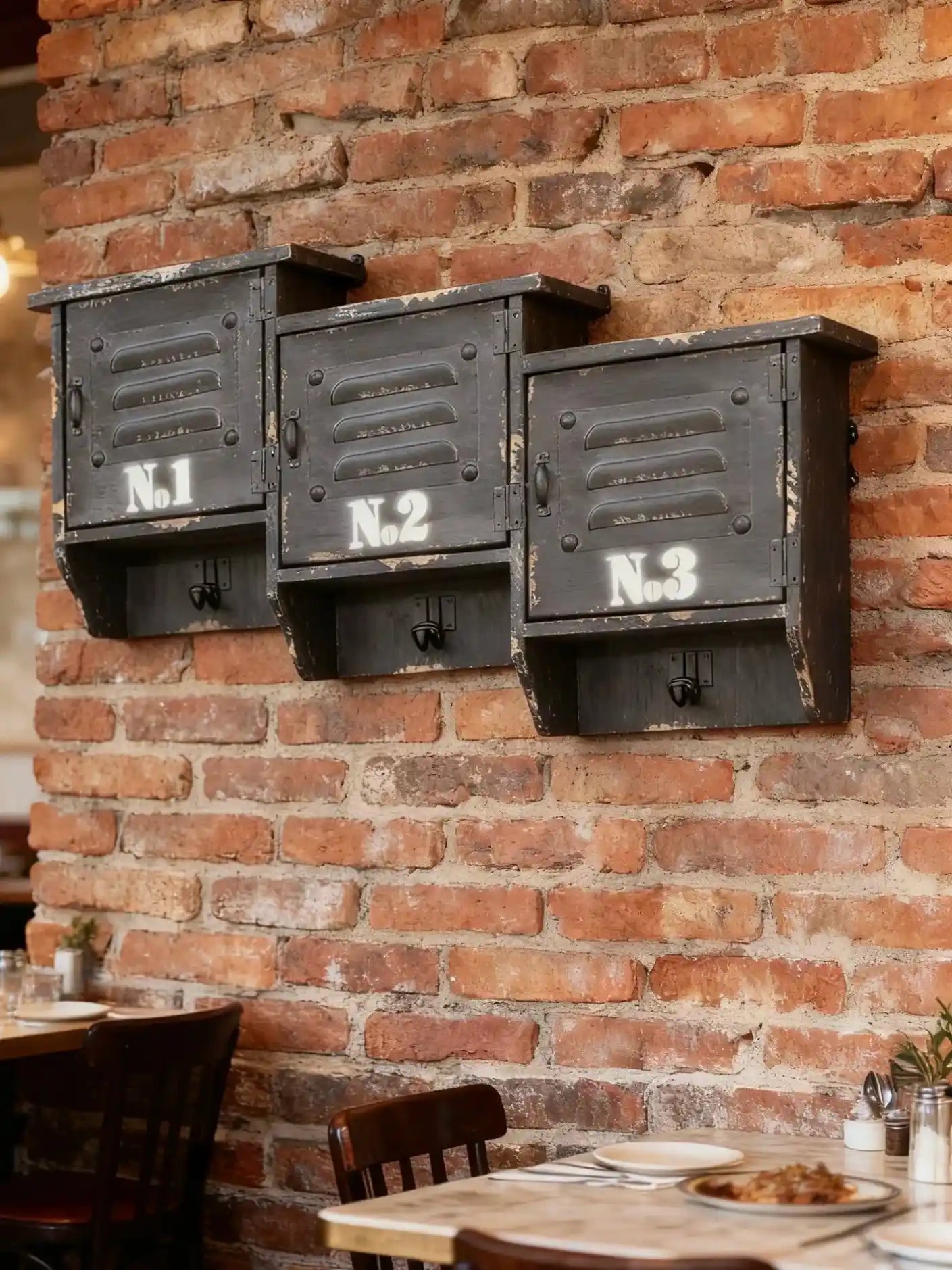 Antique Metal Cabinet
