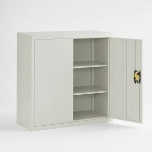 Grauer Metallschrank