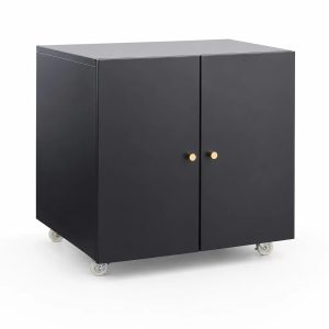 Kleiner Schrank Schwarz Metall