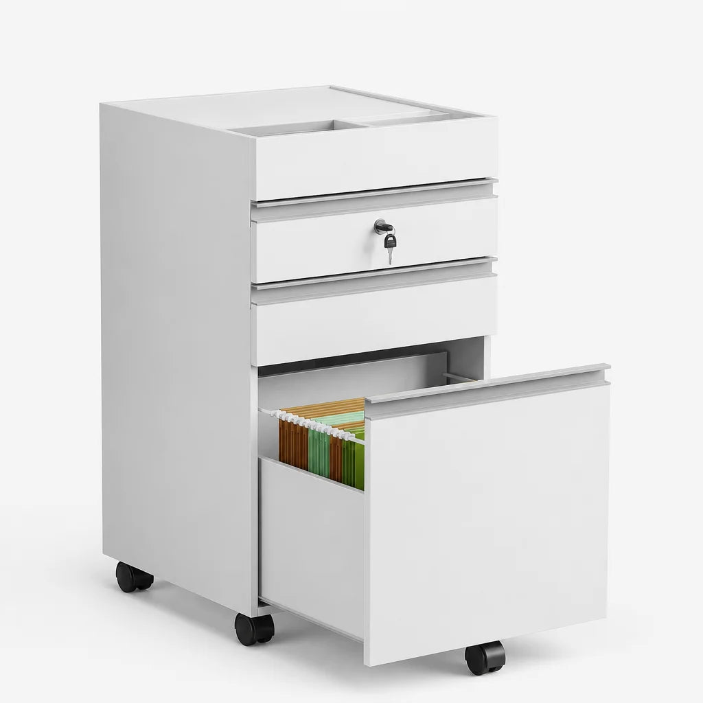 Lockable Metal Filing Cabinet