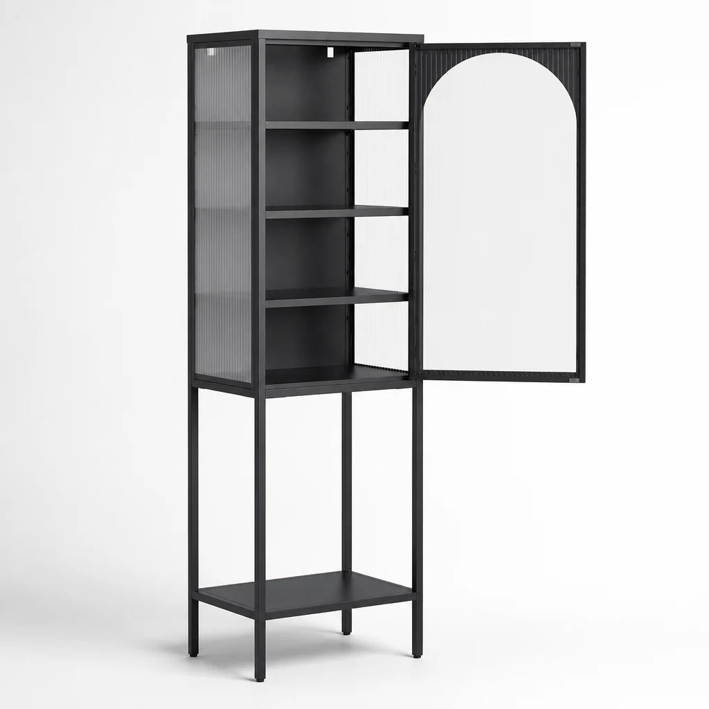 Metall Glas Schrank