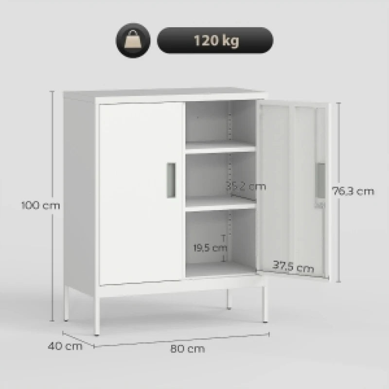Metallic Office Cabinet